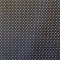 coupon tissu patchwork graphique motif à pois, gris, blanc, env. 50x50 cm 