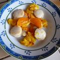 POÊLÉE de SAINT-JACQUES à L'ORANGE