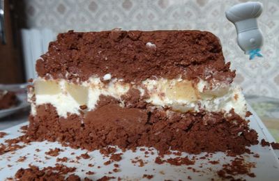 Terrine poire chocolat