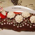 Bûche de Noël façon forêt noire.