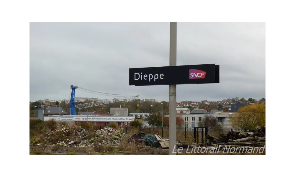 le train de la coquille et du hareng à Dieppe