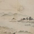 Kito Takai / 高井 几董 (1741 – 1789) : « Brume du soir... »