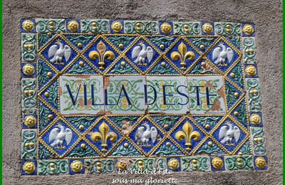 Le jardin de la Villa d'Este. TIVOLI . ITALIE