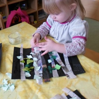 Activité art plastique au R.A.M. (novembre 2013)