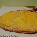 Tartes fines à la frangipane et à la mangue, sans gluten