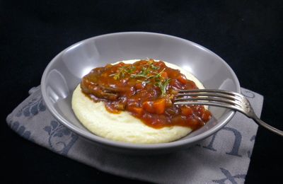 Osso bucco à l’italienne et sa polenta crémeuse au parmesan (au Cookeo ou pas)