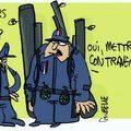 PLUSIEURS CENTAINES DE POLICIERS MUNICIPAUX ONT MANIFESTE HIER