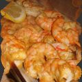 Brochettes de crevettes Tandoori