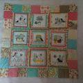 Bordure de plaid en patchwork