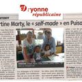 On parle des ateliers O'Perla dans l'Yonne Républicaine...