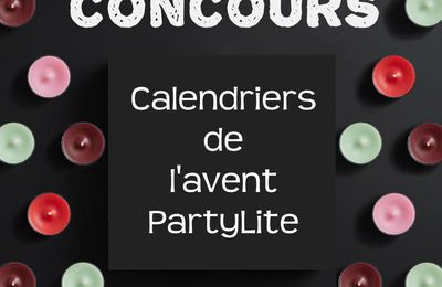 CONCOURS Spécial Calendrier de L'Avent PartyLite 
