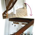 Nouvelle maison • Relooking de l'escalier 