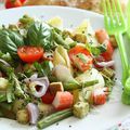 Salade de conchiglie et surimi 