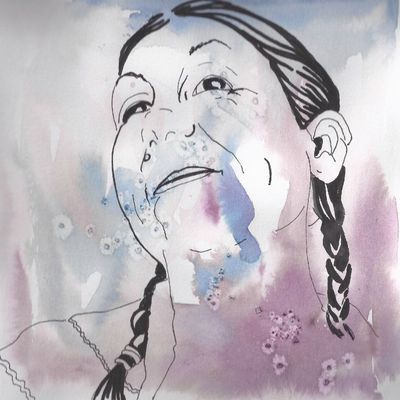 autoportrait aux encres