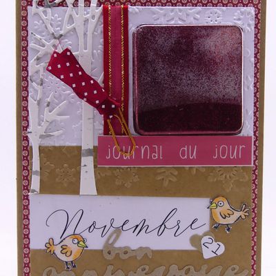 Carte Novembre - November card