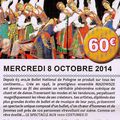 MAZOWSZE mercredi 8 octobre 2014 à St Amand les Eaux.