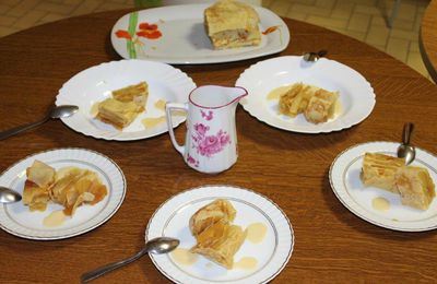 Terrine de pommes caramélisées et son caramel