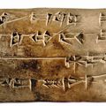 Histoire de l'Ecriture (2) : L’écriture cunéiforme des Sumériens 
