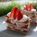 Mille-feuilles aux fraises