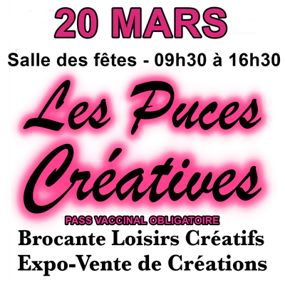 PUCES CREATIVES  20 Mars 2022