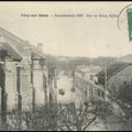 1093 - Rue de Seine, Eglise - Inondations 1910.