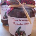 Crème de marrons et mosaïque d'automne