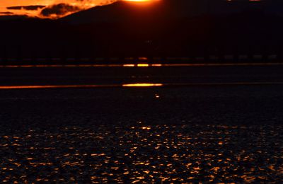 Coucher de soleil sur le Firth of Forth