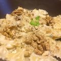 Farfalle con gorgonzola e noci