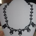 collier dentelle de perles