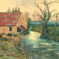 PEINTRE  DE LA MANCHE NORMANDIE IMPRESSIONISTES