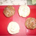 Pour commencer: cupcakes à la vanille et au chocolat