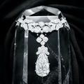 Diamond pendent necklace, Cartier, circa 1930