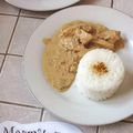 Poulet curry et oignons facile