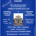 Concerto com o grupo ENSEMBLE HILDEGARDE hoje, em Nice (França).