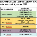 PROGRAMME HEBDO semaine du 4/01/2023