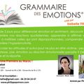 stage "grammaire des émotions", à Rabat