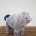 Test crochet - chow-chow...