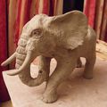 modelage d'un éléphant