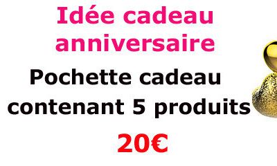 Pochette cadeau Anniversaire Surprise