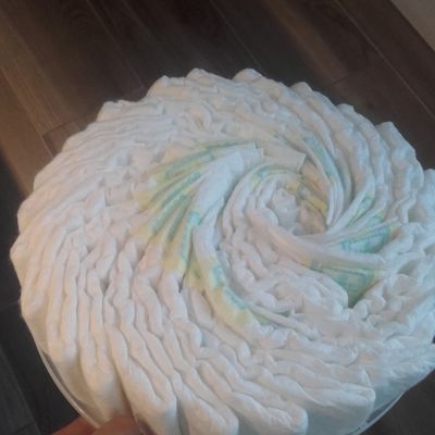 gateau de couches pour lucas