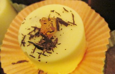 Petits fours au chocolat noir et blanc 