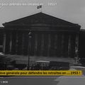 En 1953 déjà, la grève générale obtient le retrait du recul de l'age à là retraite