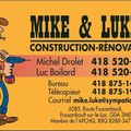 Merci Mike & Luke construction-rénovation !