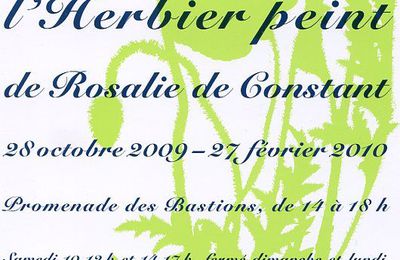 L’herbier peint de Rosalie de Constant