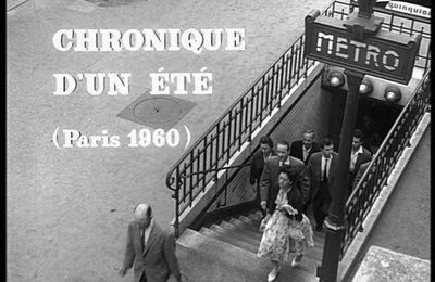 Chroniques d'un été - J Rouch , E Morin