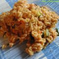 Risotto écrevisses-crevettes-courgettes