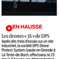 Un drone en démonstration pour la surveillance maritime