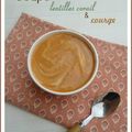 SOUPE LENTILLES CORAIL ET COURGE