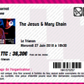 The Jesus and Mary Chain - Mercredi 27 Juin 2018 - Le Trianon (Paris)