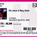 The Jesus and Mary Chain - Mercredi 27 Juin 2018 - Le Trianon (Paris)